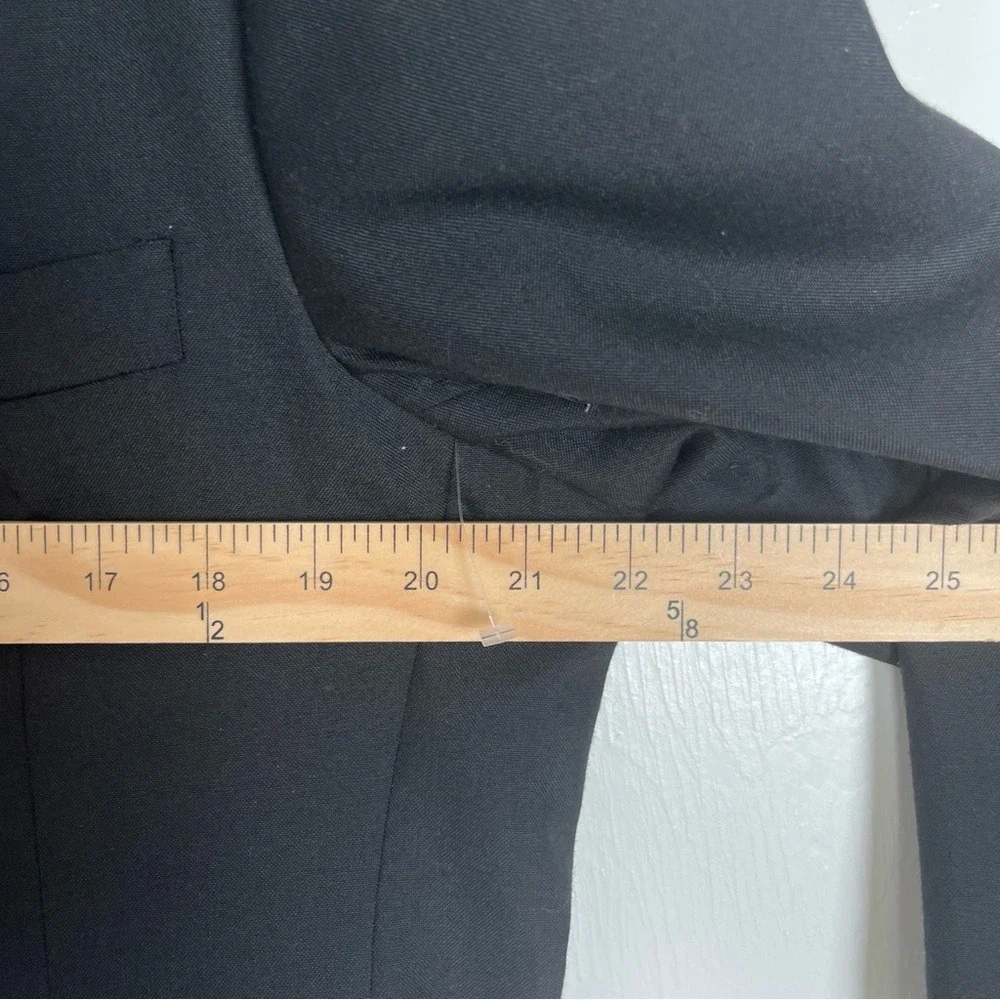 Dario Ferrozzi Tuxedo Jacket Mens 44R Black Excellent Double Breasted Peak Lapel